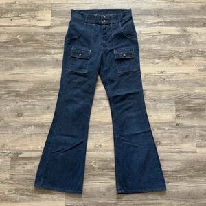 Vintage 70s Levi's Orange Tab Bush Pants Denim Jeans Size 30x31